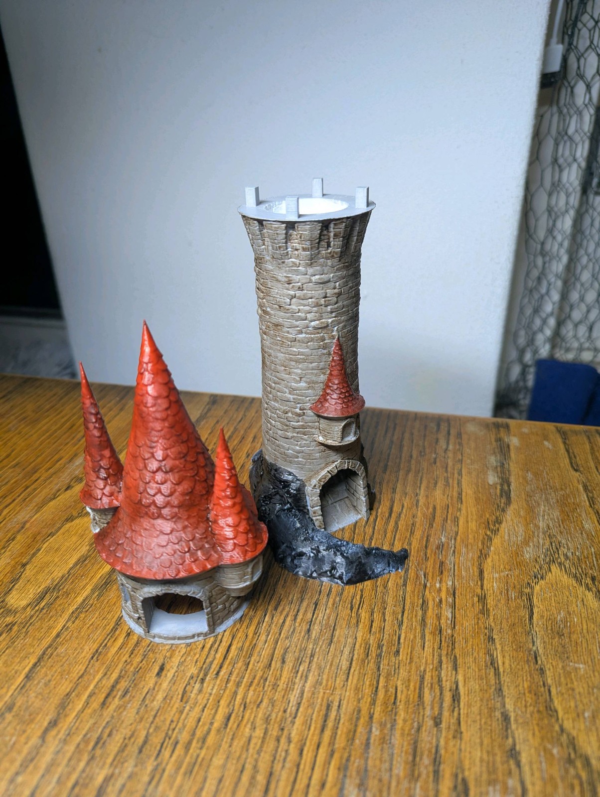 Fantasy Tower Dice Tower Removable Spire Dice Roller DnD RPG Gift