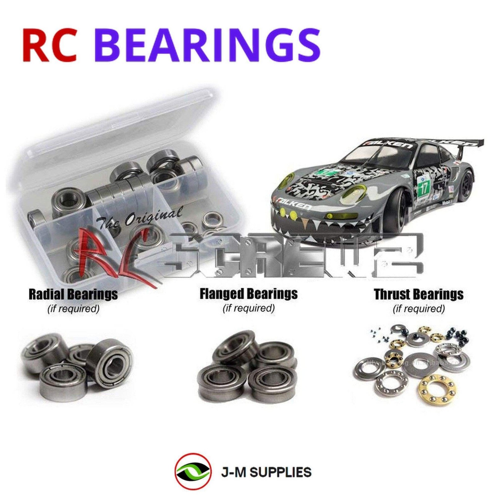 RCScrewZ Metal Shielded Bearings hpi084b for HPI RS4 Sport 3 Flux #114350 | SET