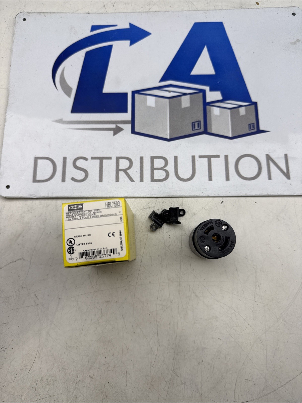 (BOX OF 10) Hubbell Connector HBL7593