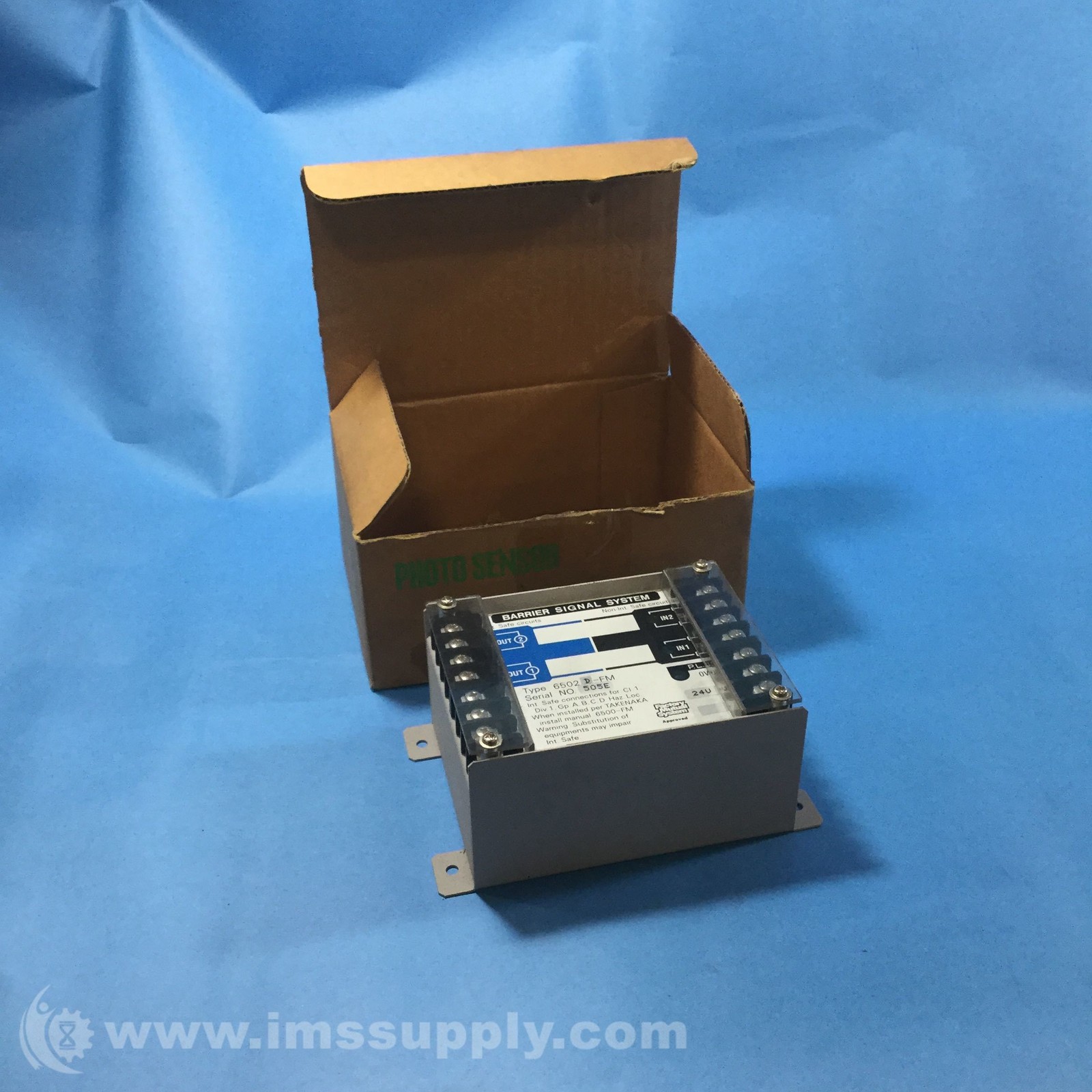 Takenaka 6502D-FM Barrier Signal System, Actuator, 24 VDC FNOB