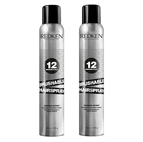 Redken NYC Brushable Hairspray 12 Medium Hold – 2 Pack