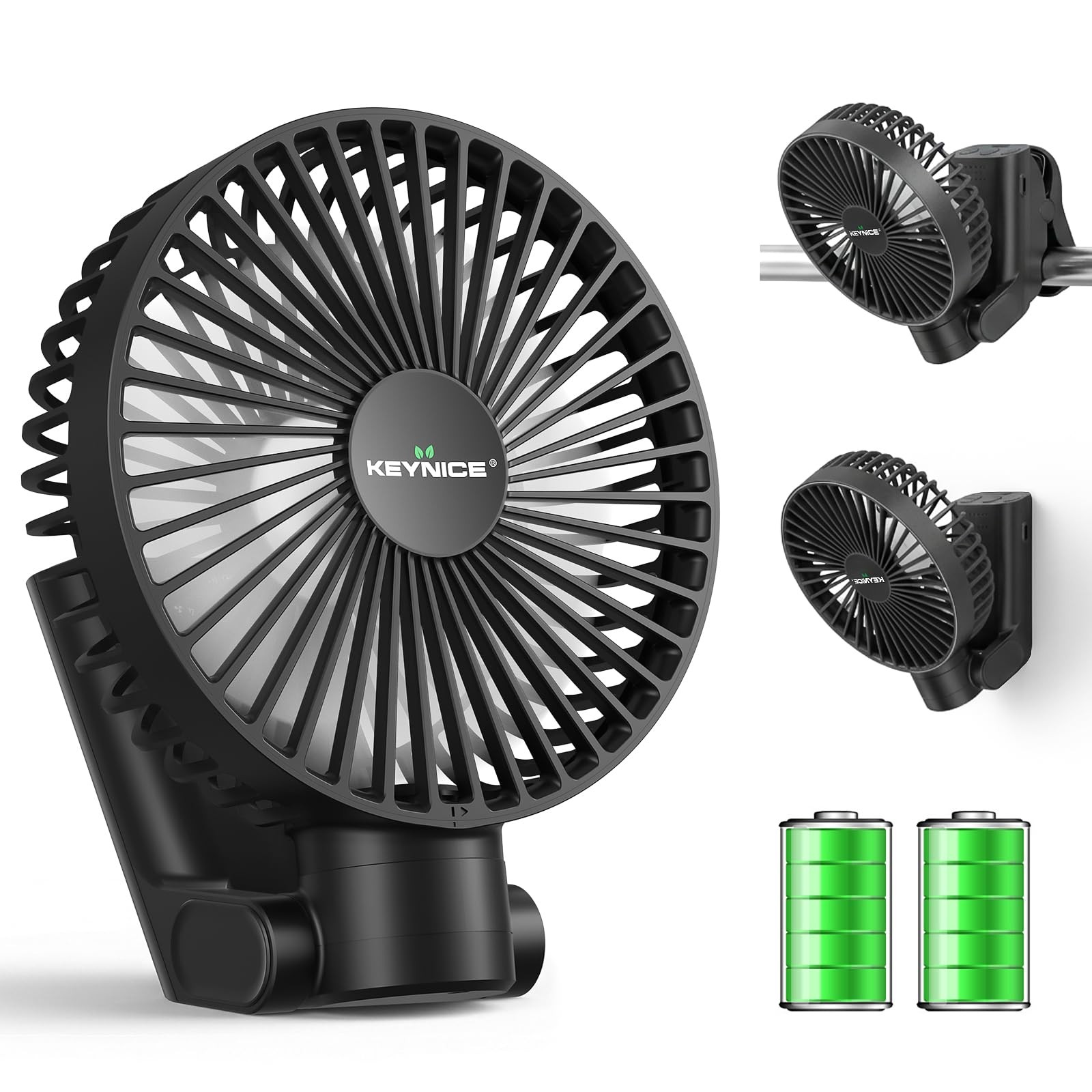 KEYNICE USB Cooling Fan 3-Speed Quiet PC Router Cooler KN-175