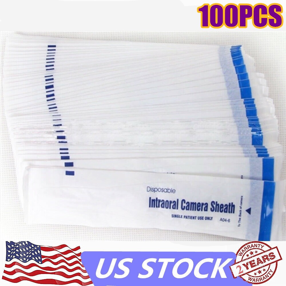 100* Sheath Dental CAMERA Sleeve/Sheath/Cover Disposable for intraoral Camera