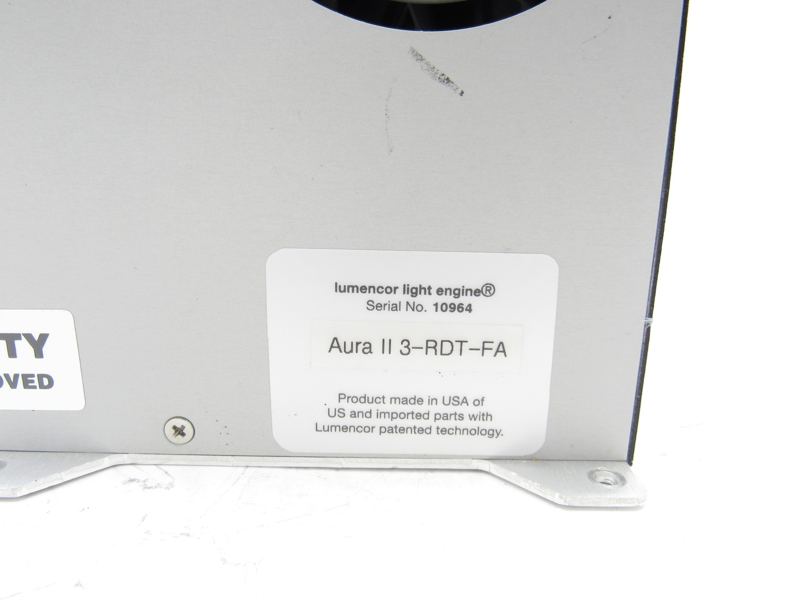 Lumencor Aura II Light Engine Microscope Illuminator Aura II-3-RDT-FA