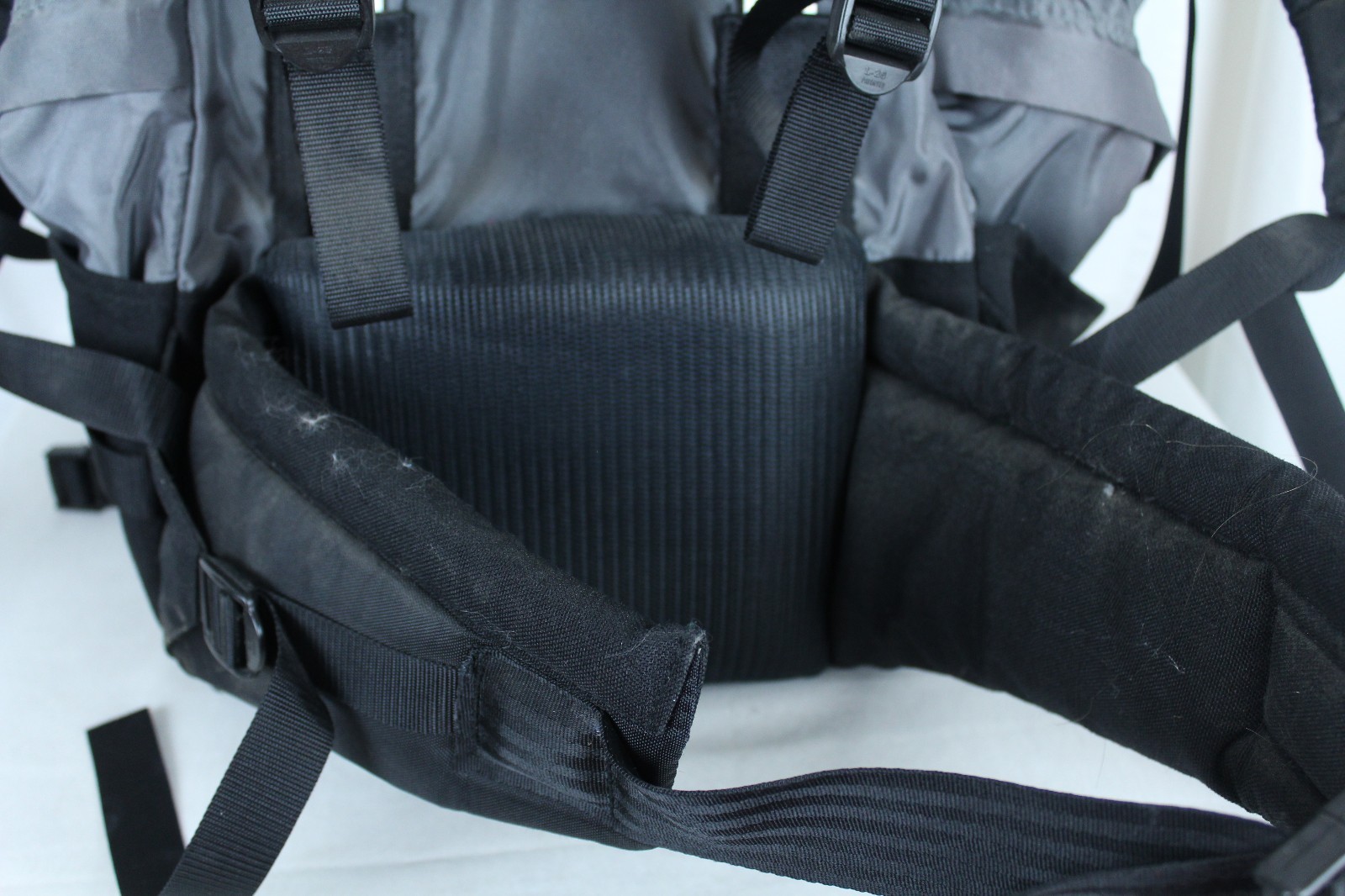 Camp Trails Gray/Black Internal Frame Backpack Padded Adjustable Nylon