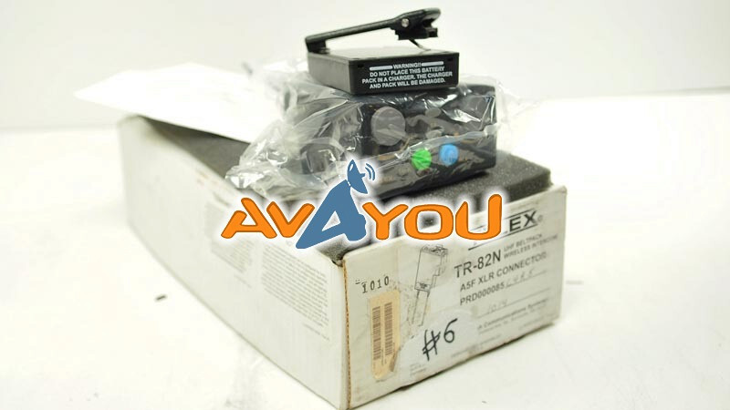 New Telex TR-82N UHF Beltpack Wireless Intercom Band: C4 A5F #6