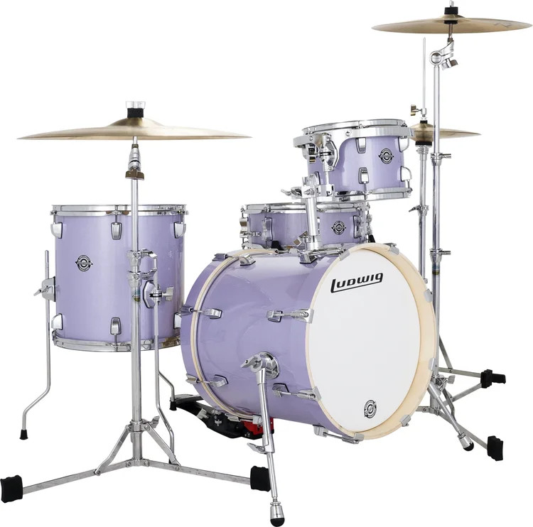 Ludwig Breakbeats by Questlove 4-piece Shell Pack - Lilac Sparkle