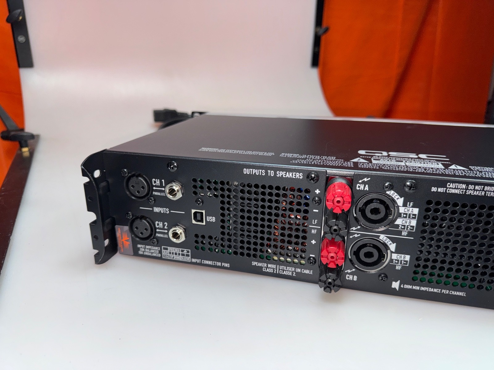 QSC GXD 8 2ch Digital Amplifier W/ Onboard DSP