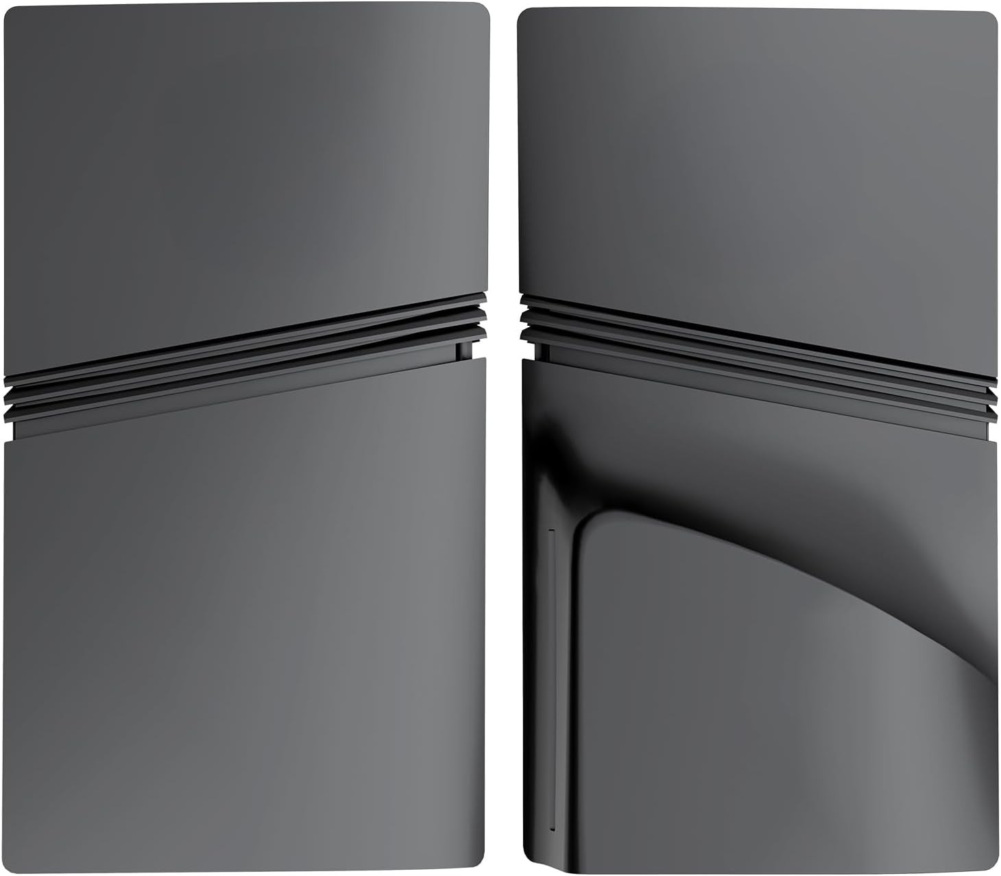 Pro Disc Edition Cover Plates for New PS5 Pro Console, Shell Panels Compatible w
