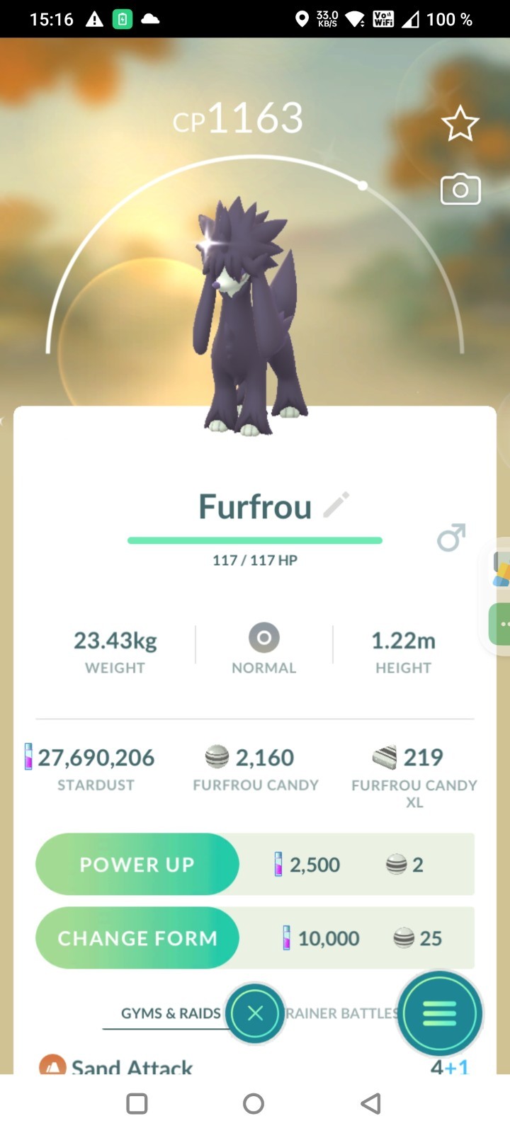 Shiny Furfrou All Rim available ✨Pokemon Go✨
