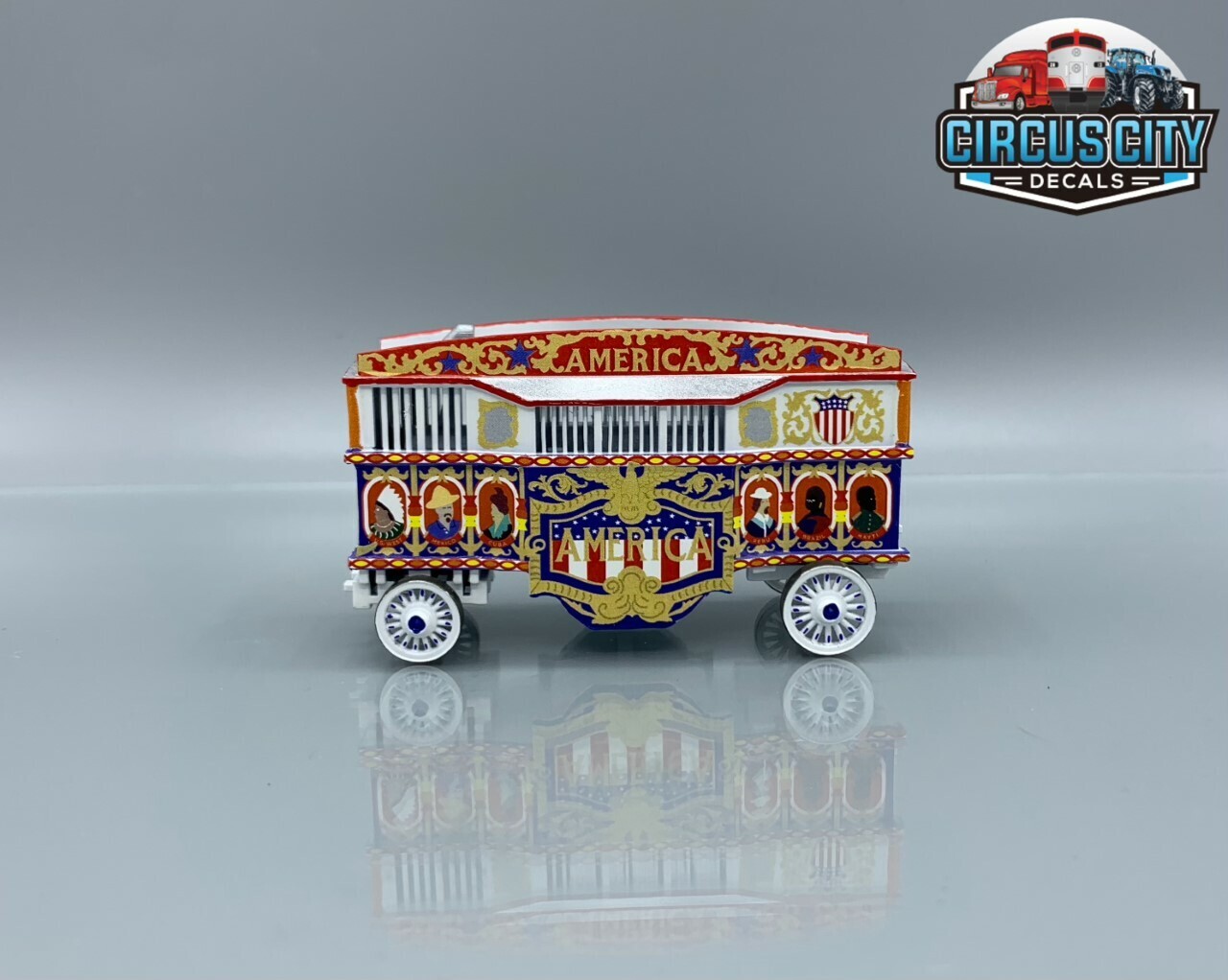 America Steam Calliope Cole Brothers 1939 #76 Circus Wagon Kit HO Scale