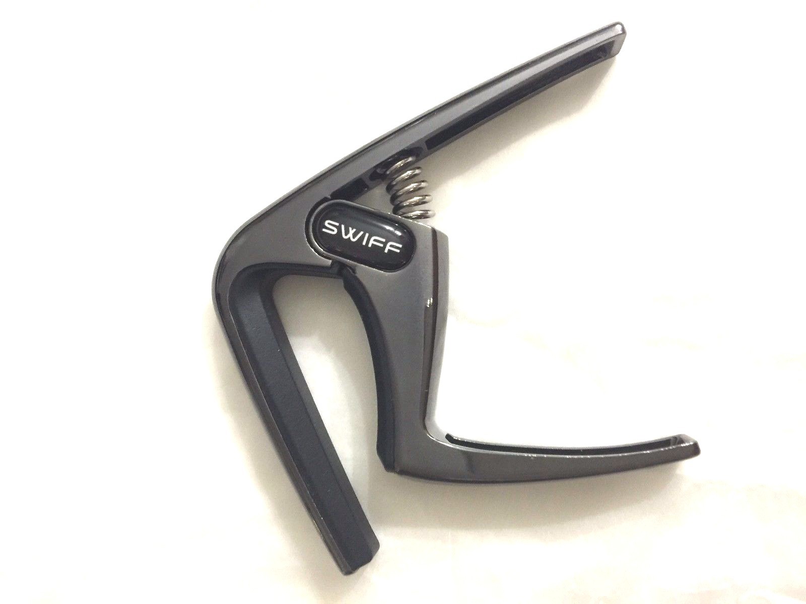 Two pcs Black Acoustic Ukulele Quick Change Tune Key Capo Clamp K8-U