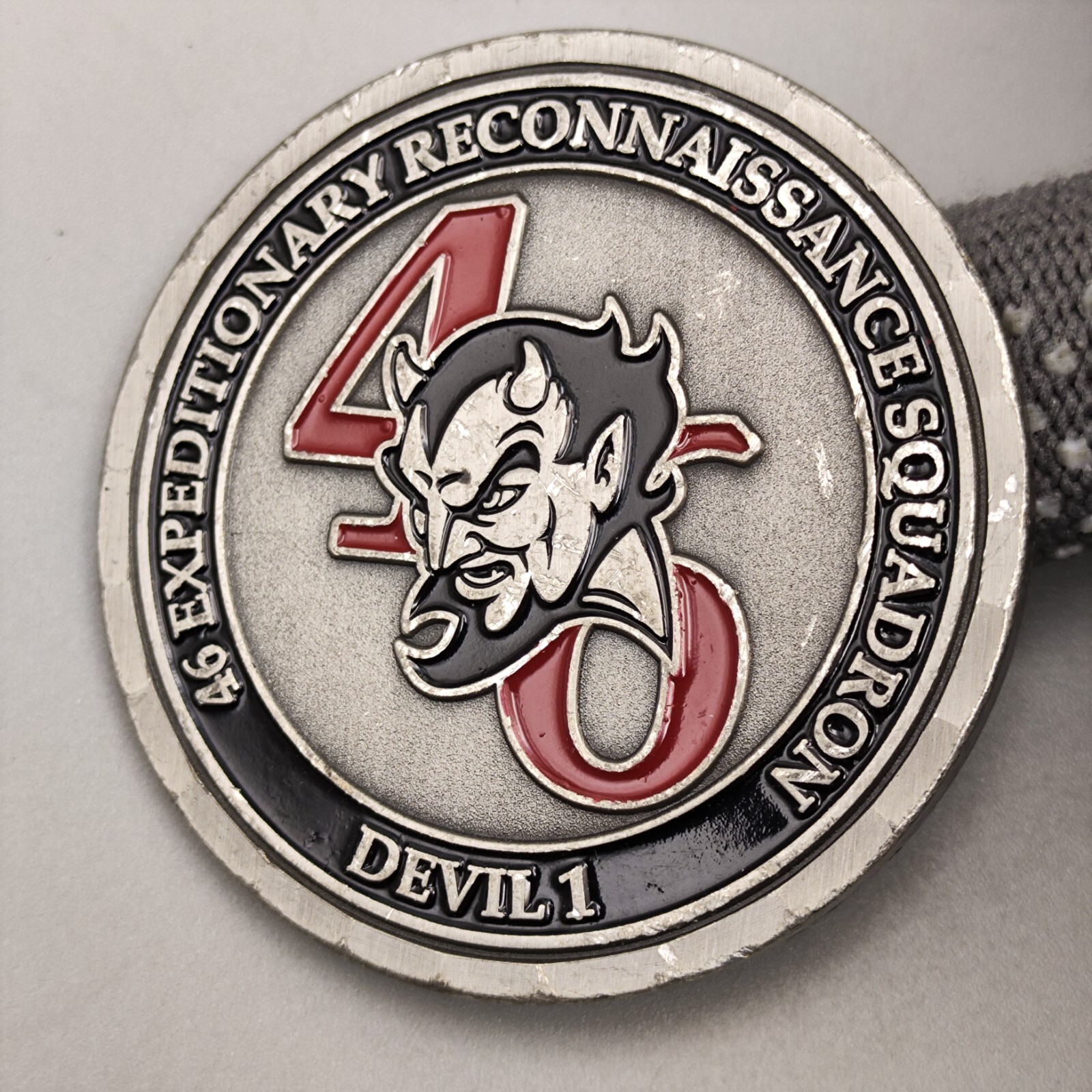 46 Expeditionary Reconnaissance Squadron Devil 1 Challenge Coin