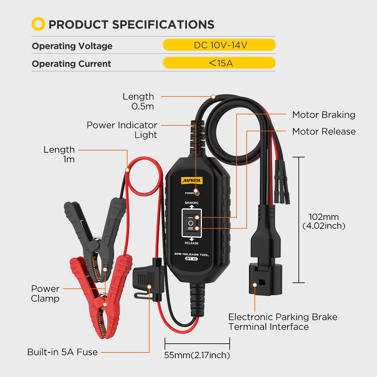 Thermal Imaging Camera Digital Multimeter EPB Electronic Parking Brake Release