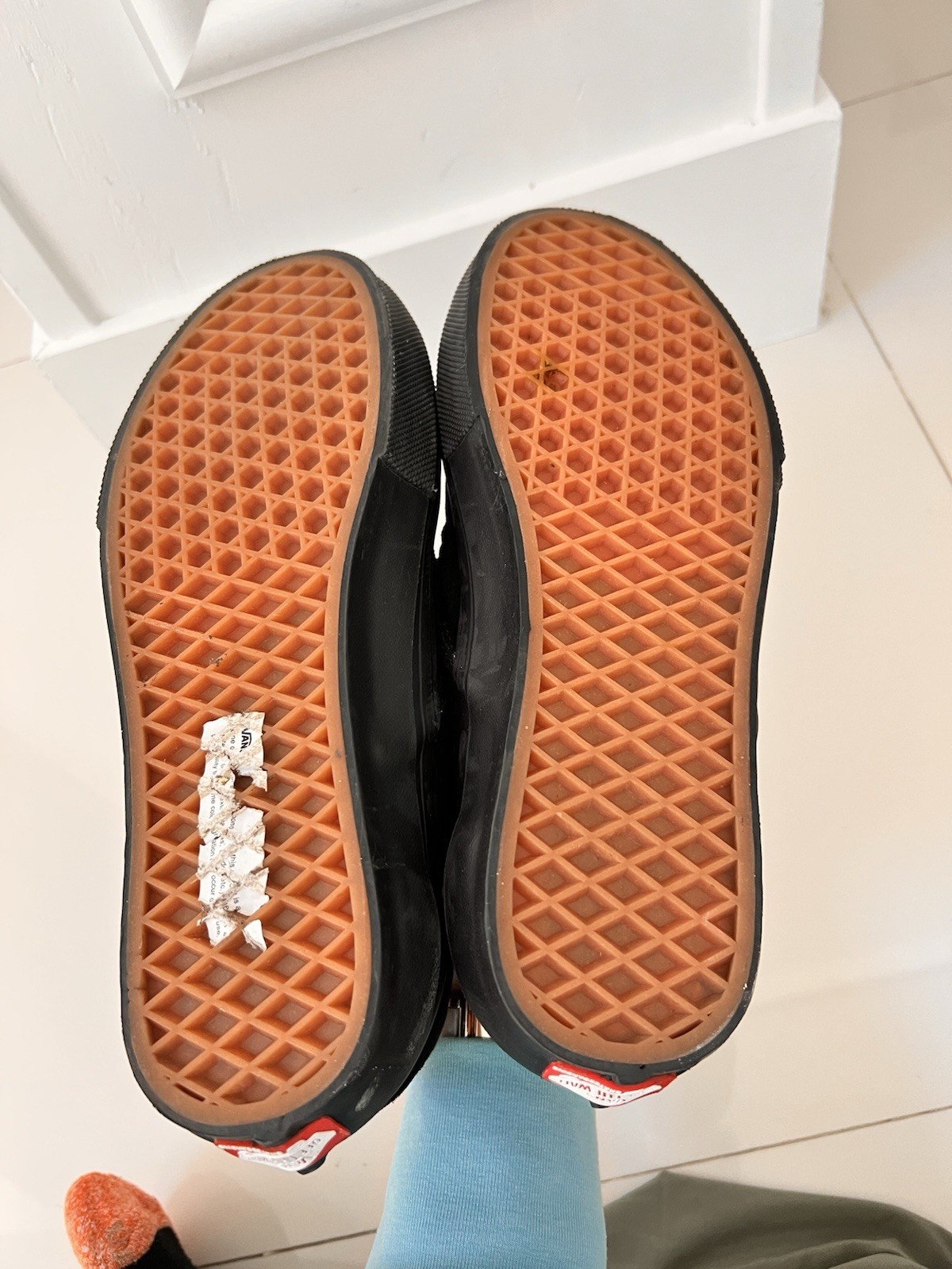 Vans Skate Slip-On PopCush Black Skateboarding Shoes Men's US 8 WORN ONCE