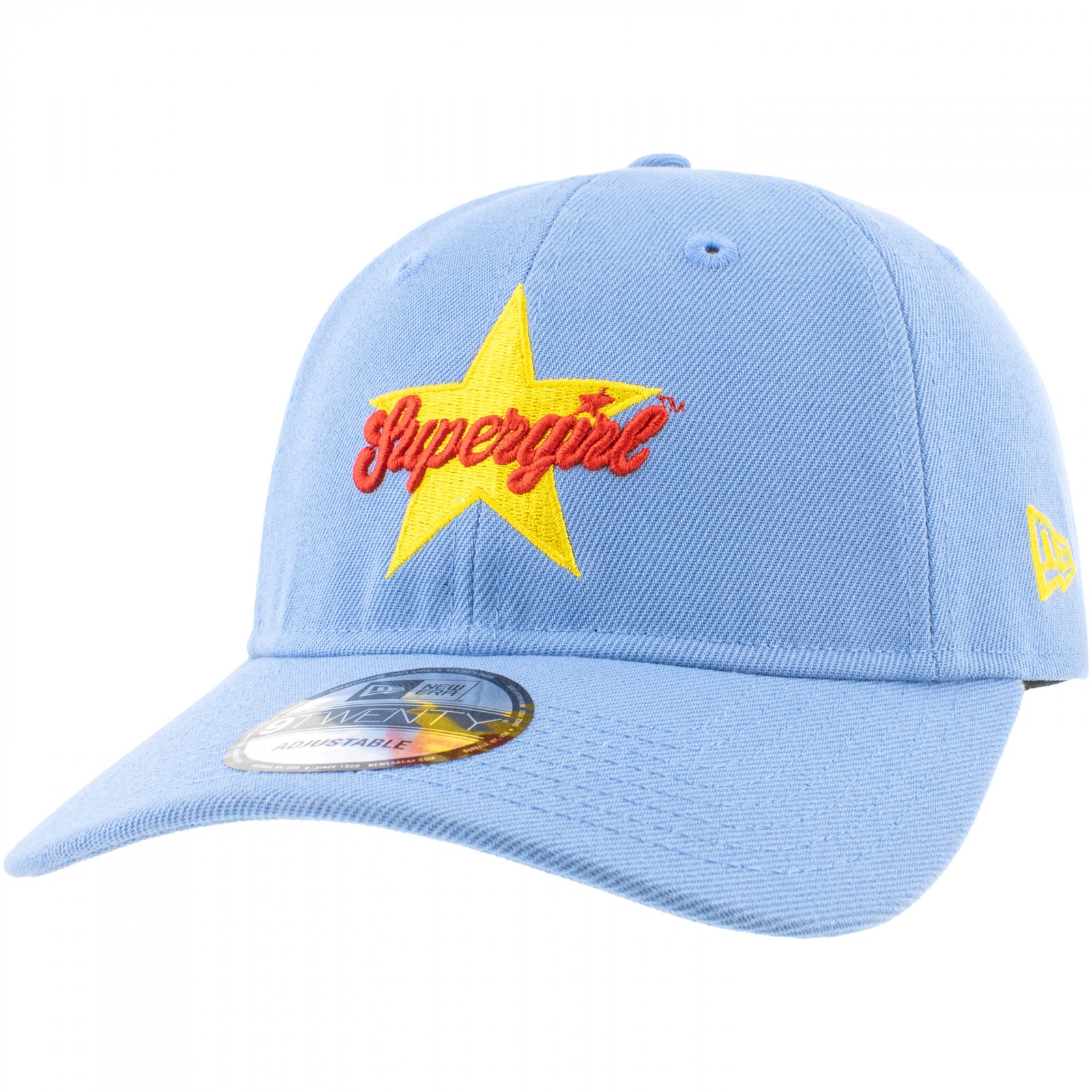Supergirl Star Logo Baby Blue New Era 9Twenty Adjustable Hat Blue