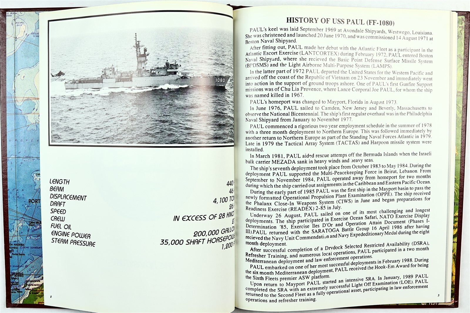 USS Paul (FF-1080) 1990 Mediterranean Deployment Cruise Book