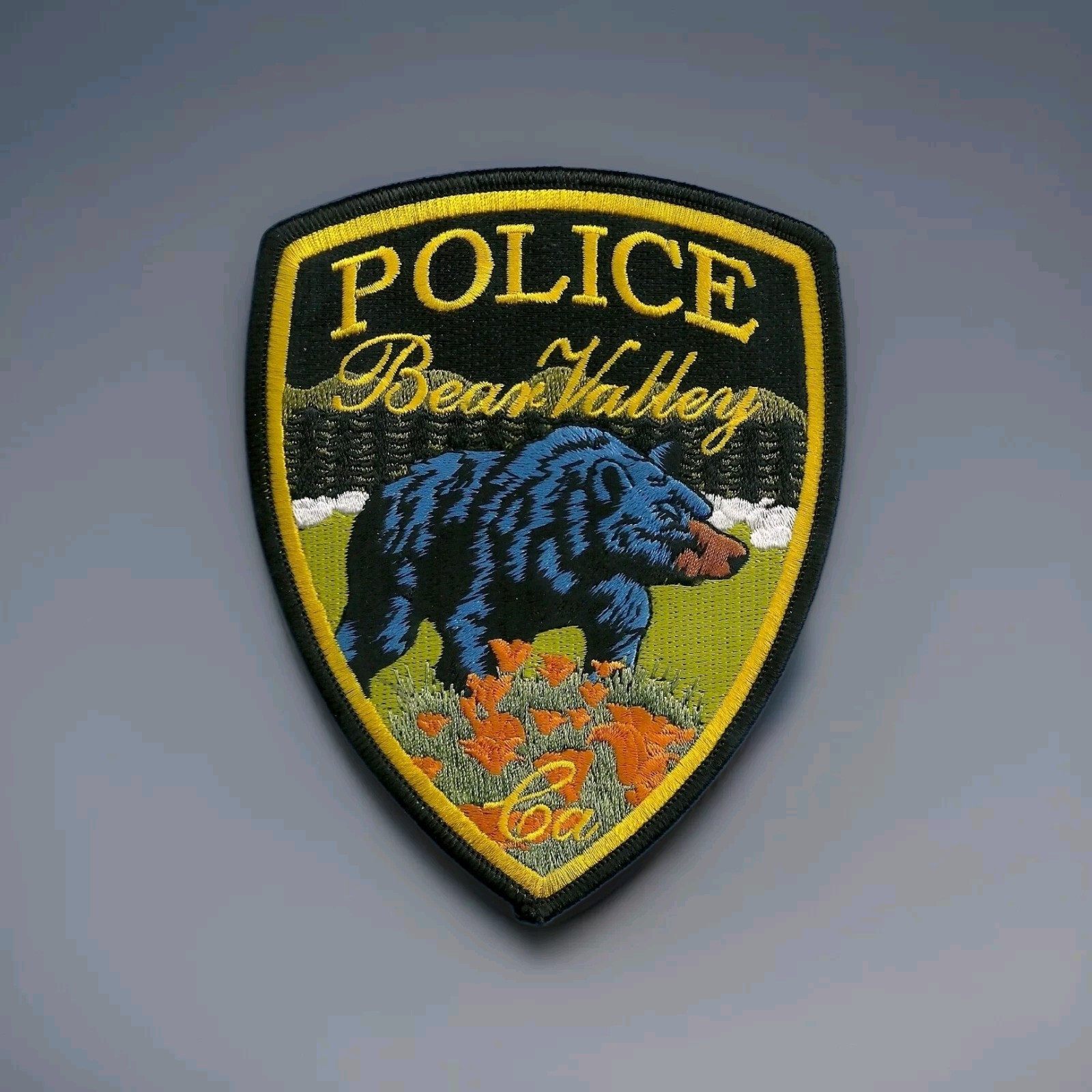 BEAR VALLEY CALIFORNIA POLICE SHOULDER PATCH
