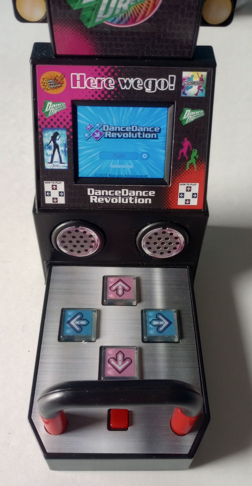 Dance Dance Revolution Mini Boardwalk Arcade Game 2021 Konami tested works