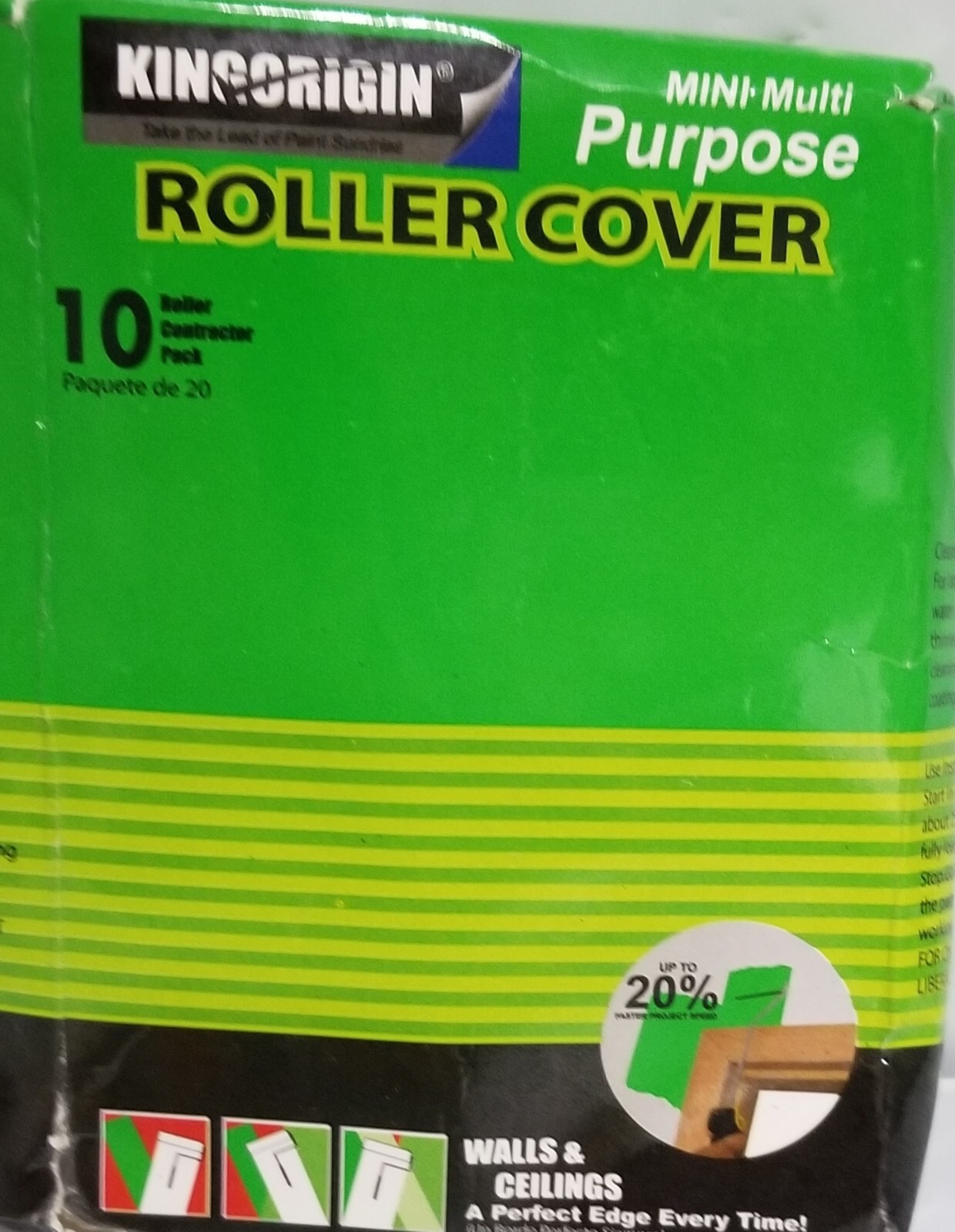 Kingorigin 10 Pack 4 inch Mini Multi Purpose Roller Cover