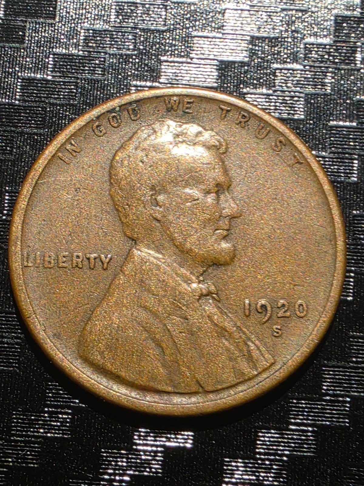 1920-S Lincoln Wheat Cent Penny Better Date San Francisco Mint Coin G-Fine