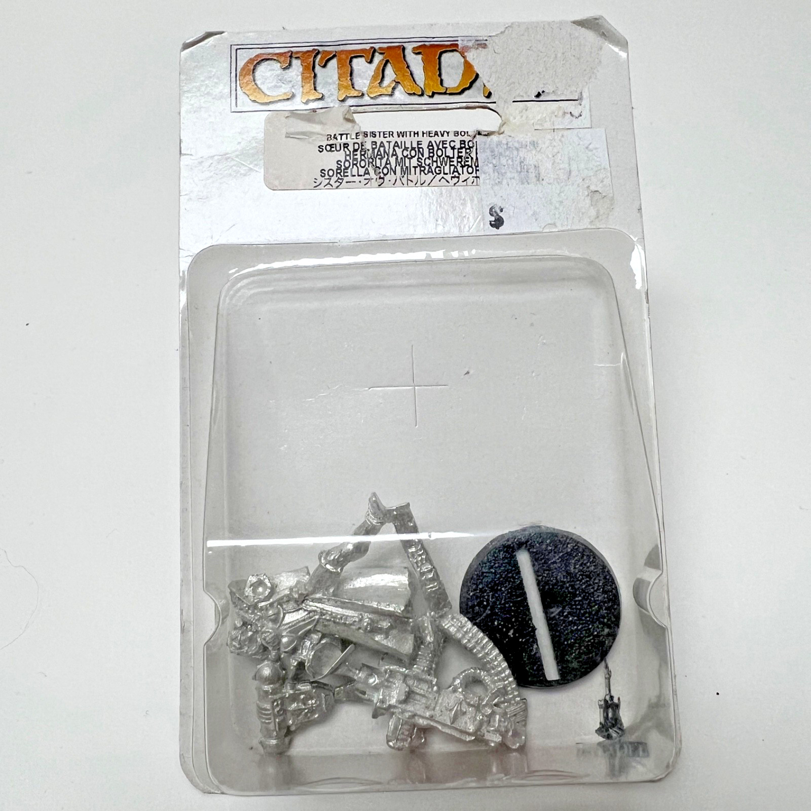 Warhammer 40k METAL Sister of Battle With Heavy Bolter Sealed Adepta Sororitas
