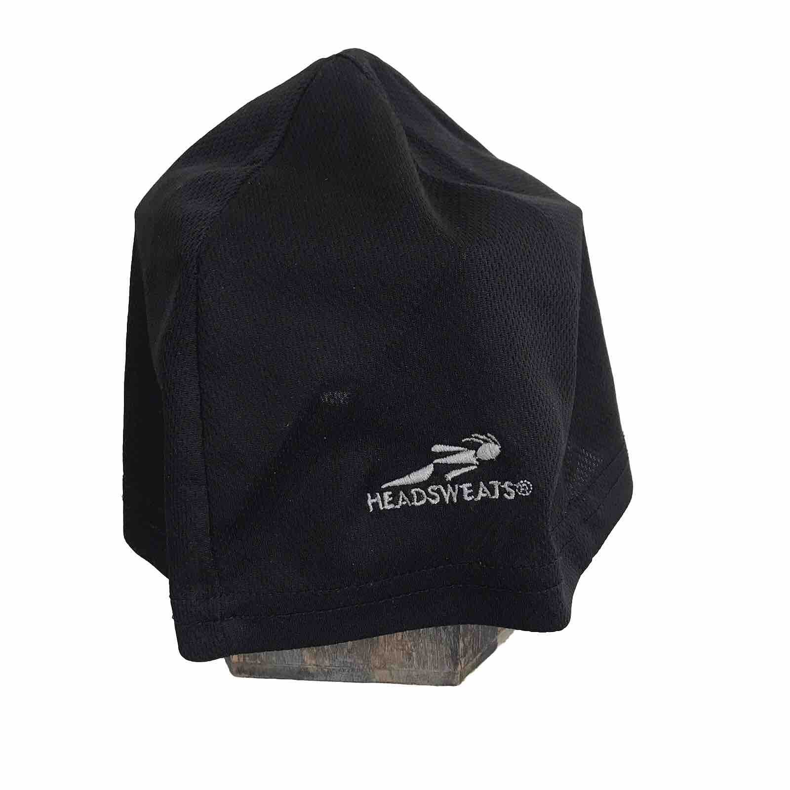 Headsweats Cycling Skullcap Eventure Beanie Black One Size OS Logo Head Liner
