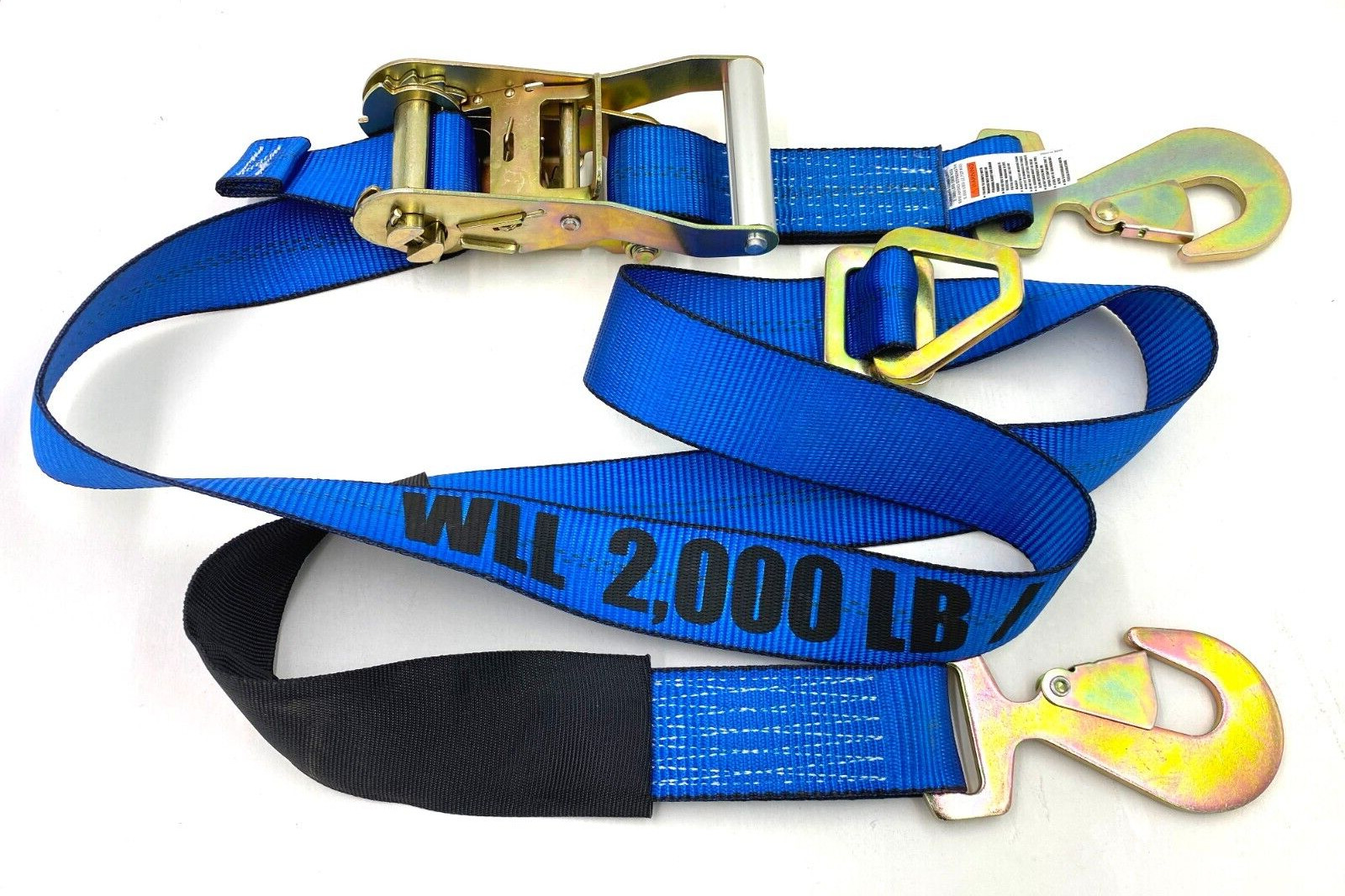 8 Axle Straps Race Car Trailer Car Hauler Ratchet Tie Down Strap Flatbed Tow BL