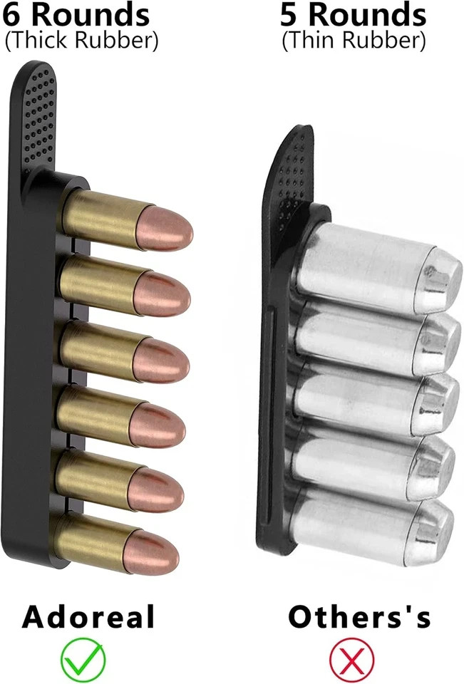 Speed Strips 6 Round, 6 Pack Speed Loaders for 38/. 357