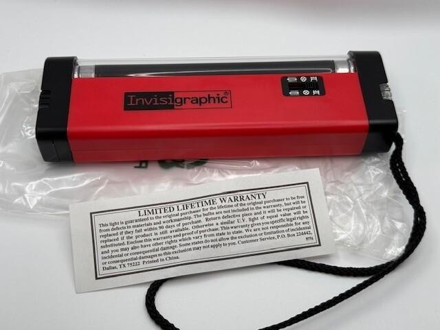 Invisi Graphic Uv Light BRAND NEW