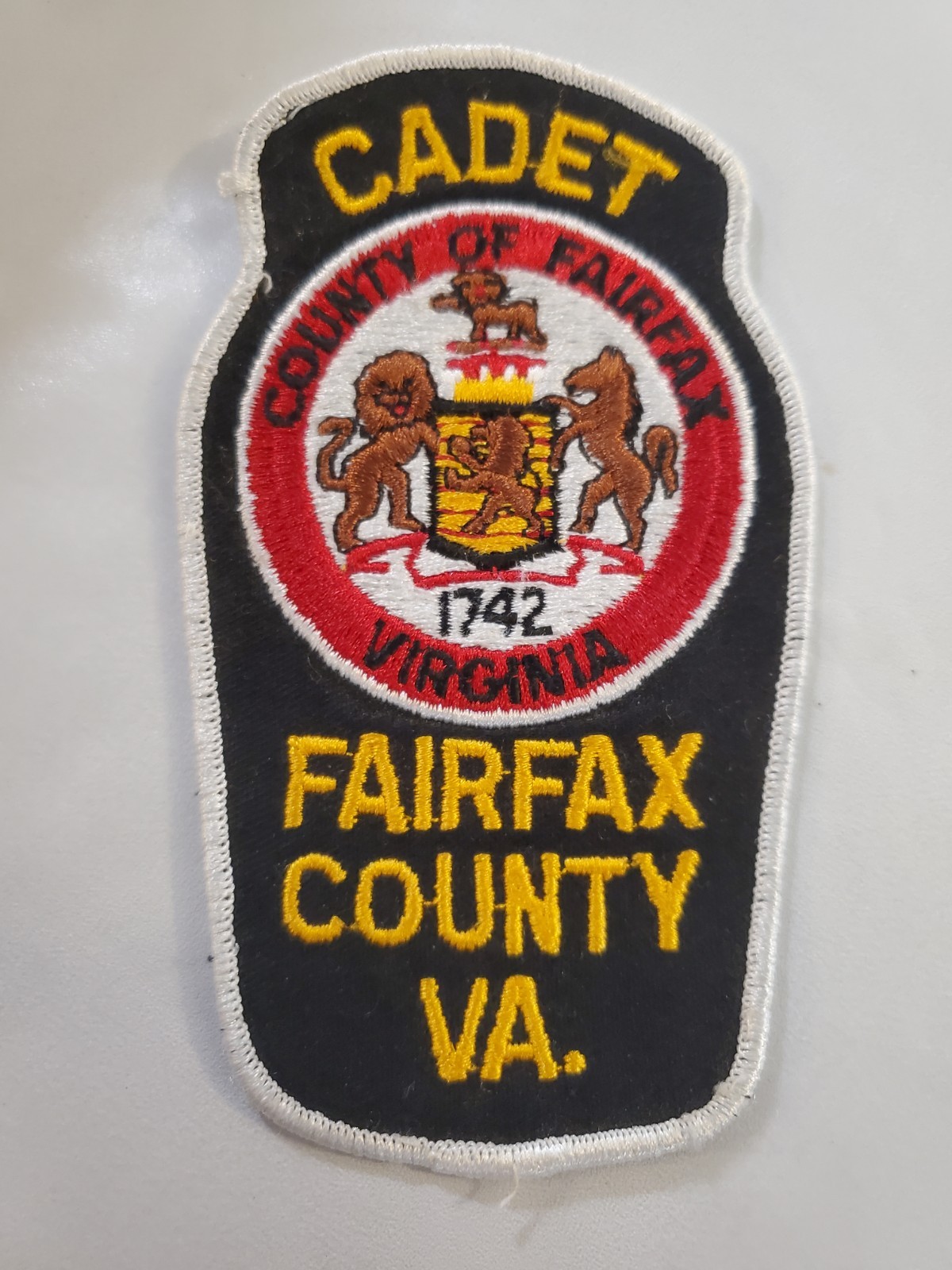 Vintage Fairfax County Fire & Rescue Cadet Patch Virgina