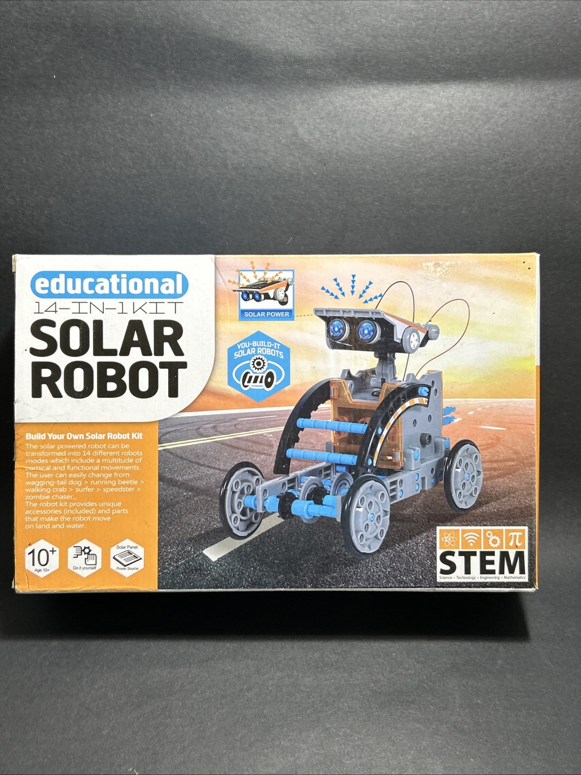 14 in 1 Solar Robot STEM Kit For Kids, Learning, Engineering, Building Kit, Gift
