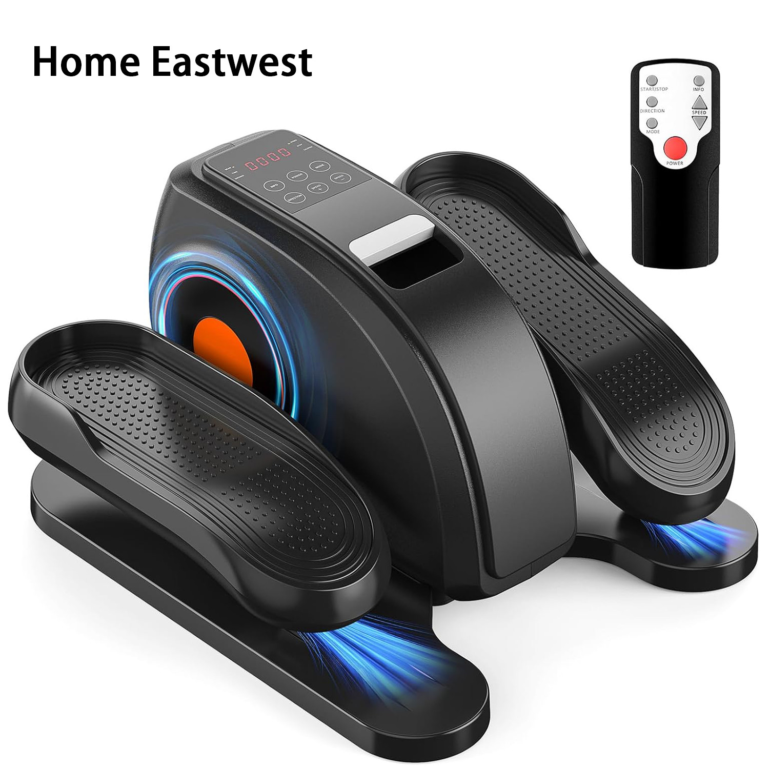 Home Eastwest Compact Under-Desk Elliptical Quiet Portable Pedal Machine Mini