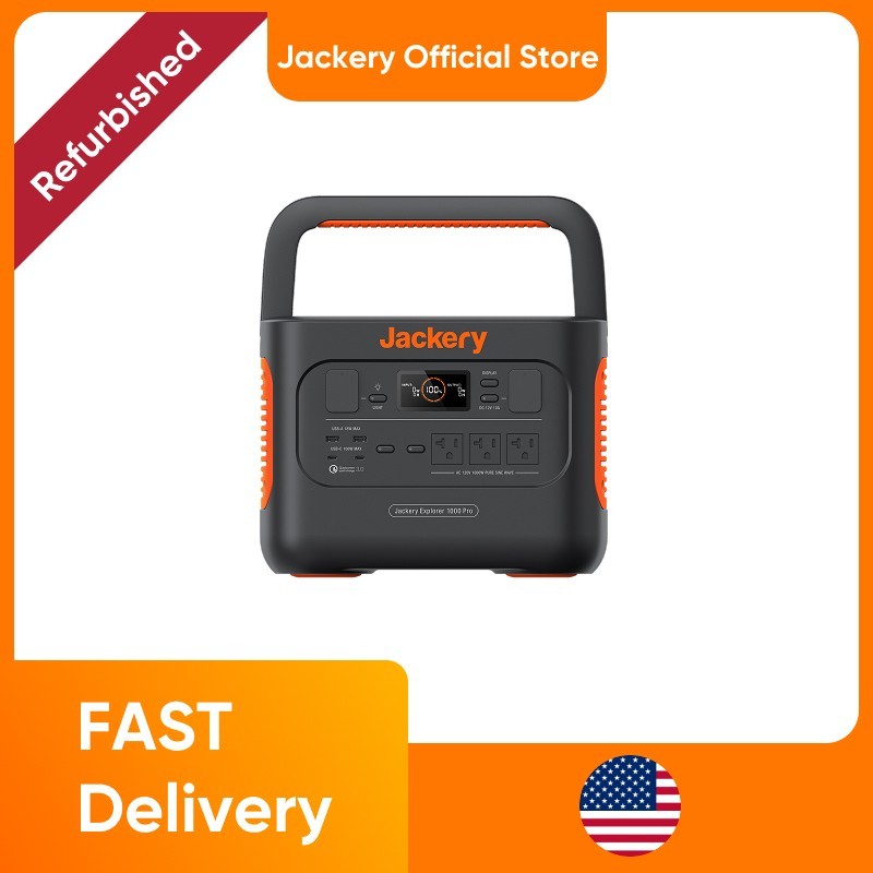 Jackery Refurbished  Explorer 1000 Pro Portable Power Station,1000Wh Battery