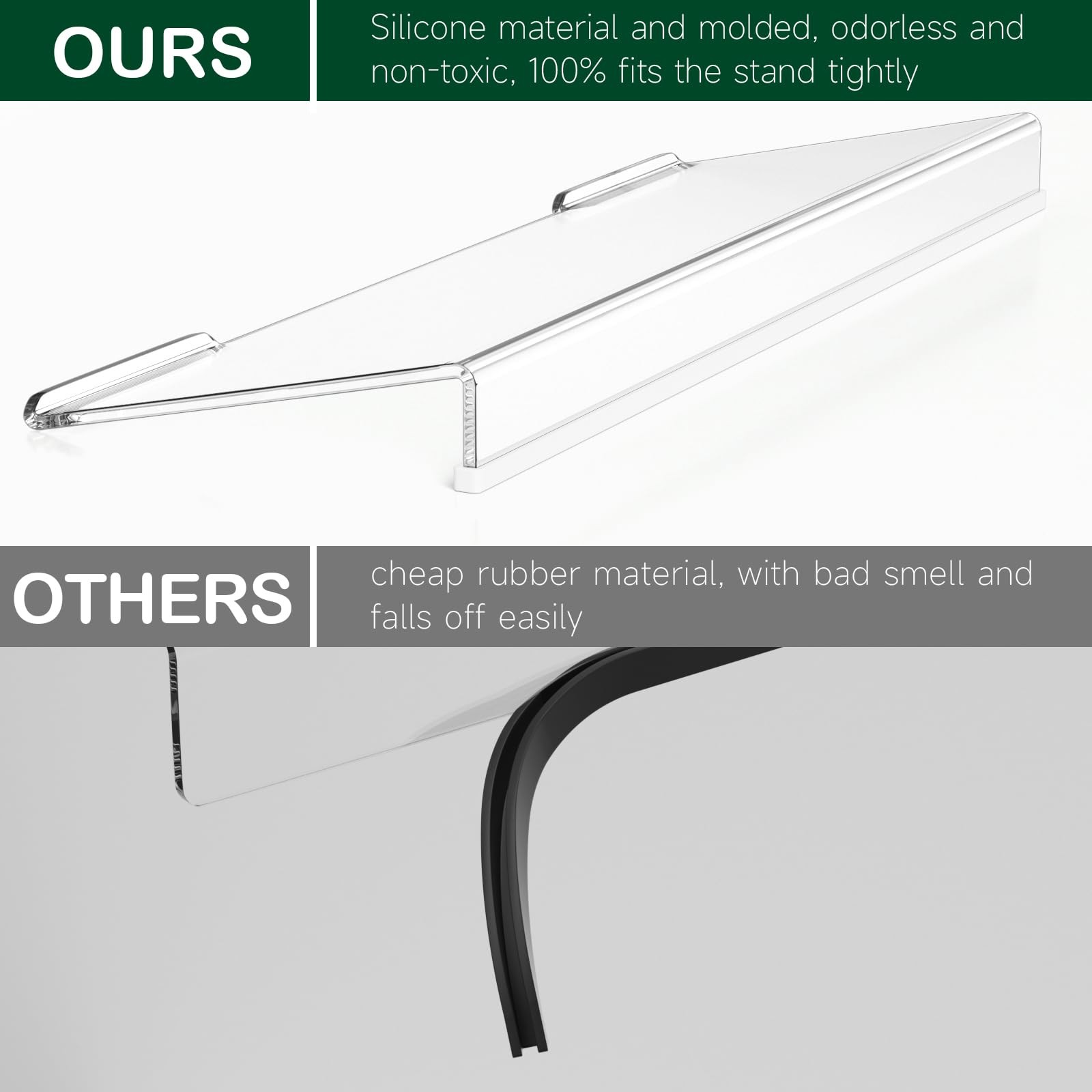 BOSSCASA Computer Keyboard Stand Holder - Ergonomic Acrylic Keyboard Stand for D