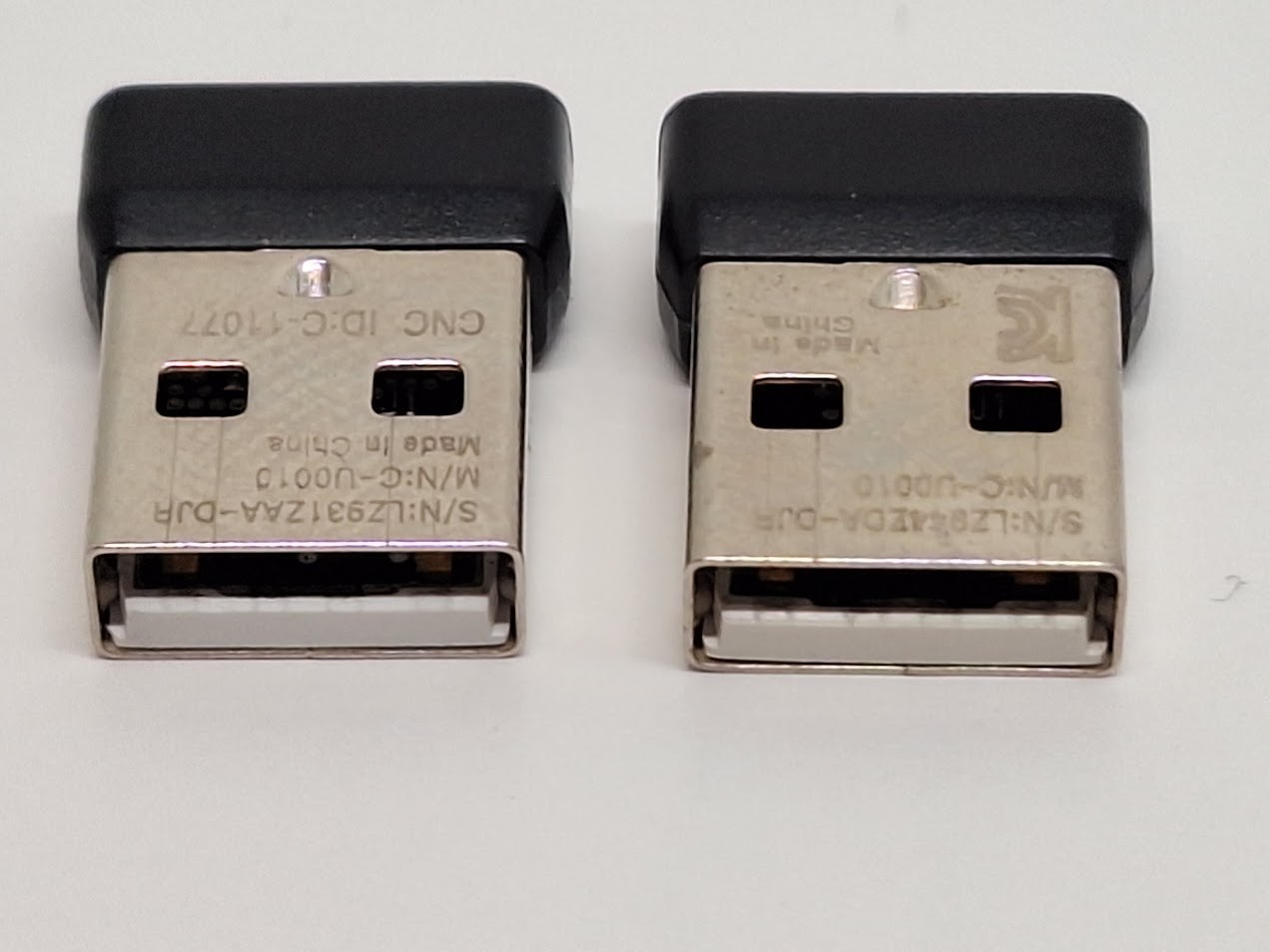 2 OEM Logi C-U0010 Non-Unifying USB Receiver Dongle
