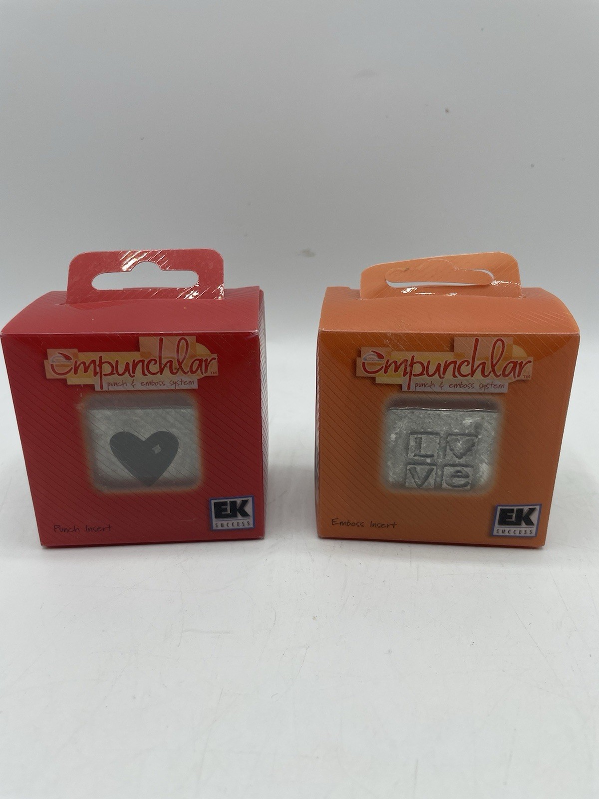 Empunchlar Heart and Love Punch Insert Lot of 2 EK Success