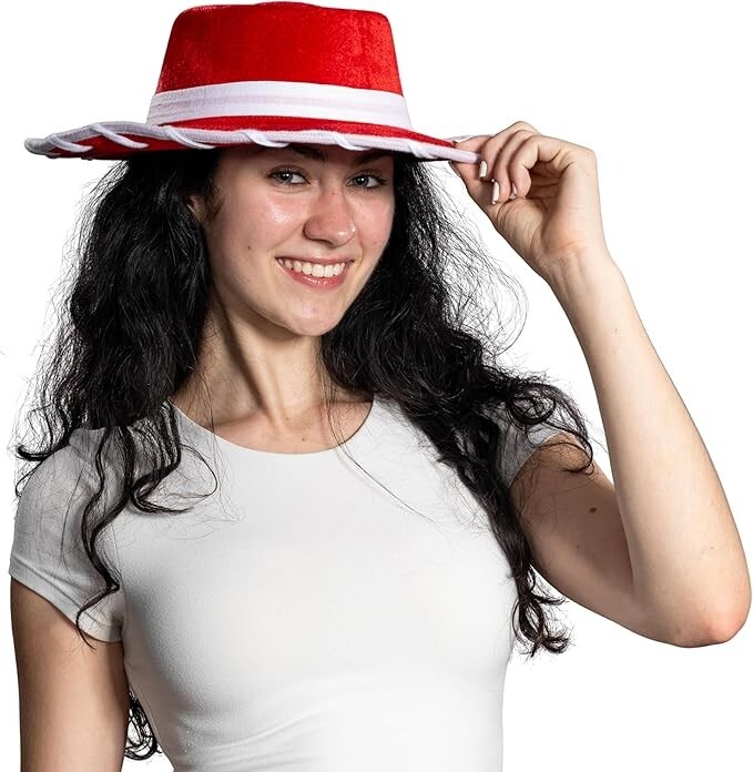 Animated Toy Movie Cowgirl Halloween Cosplay Costume Hat