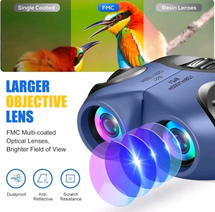 Binocular For Kids Compact High Resolution Shock Proof Binoculars
