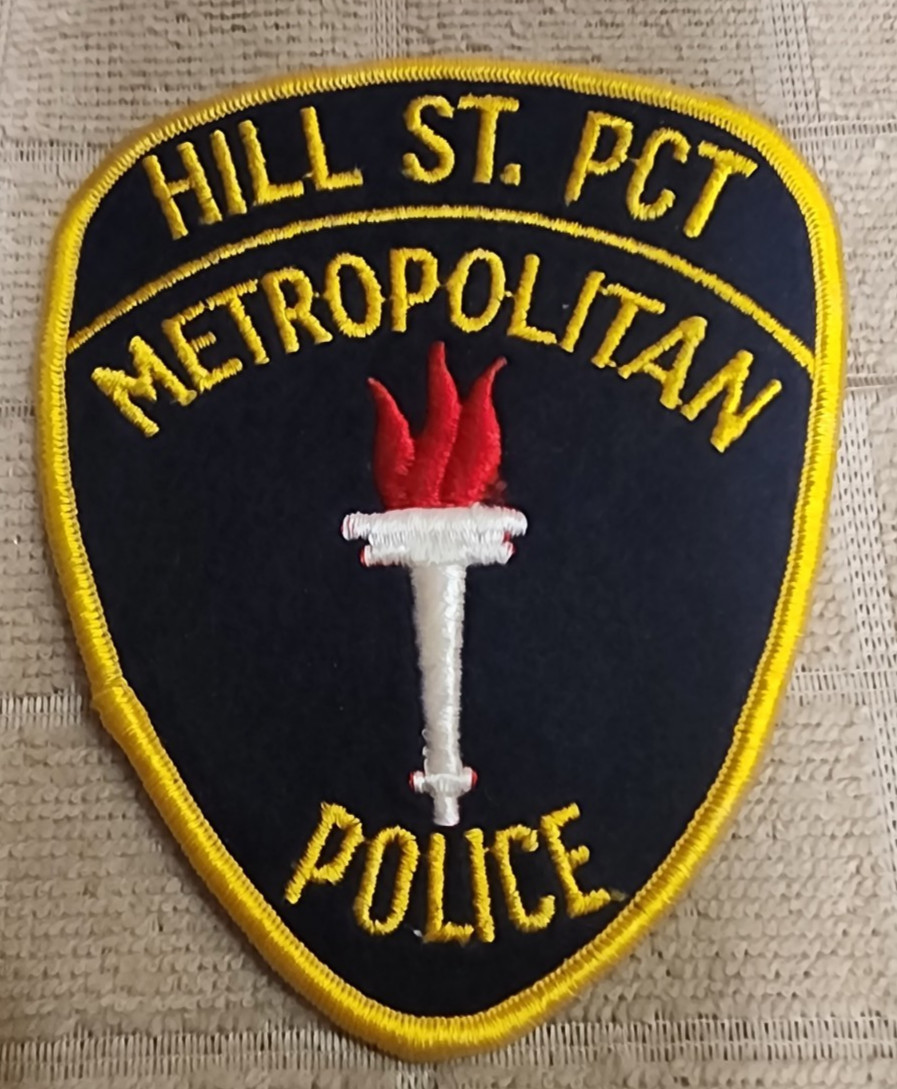 US Hill St. PCT Metropolitan Police TV Show PROP Patch