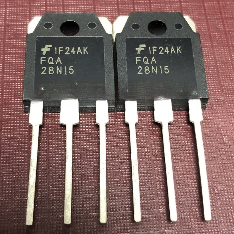 10PCS FQA28N15 MOS FET TO-3P 150V 33A