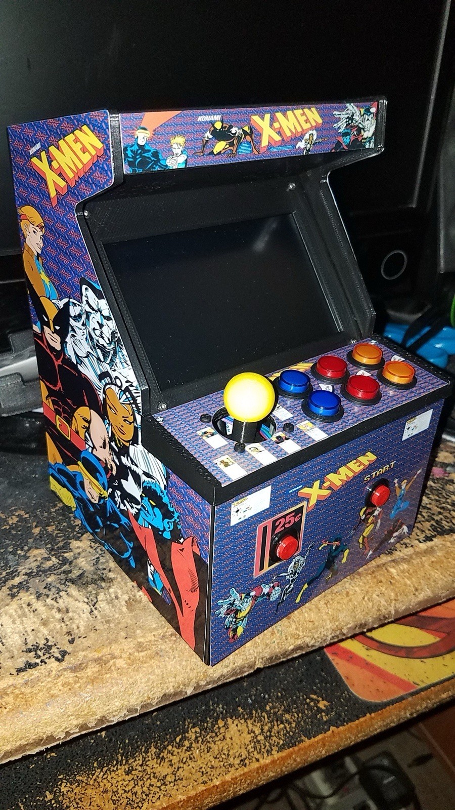 Mini 3D Printed Portable Arcade Cabinet (Raspberry Pi) (Choose Your Artwork)