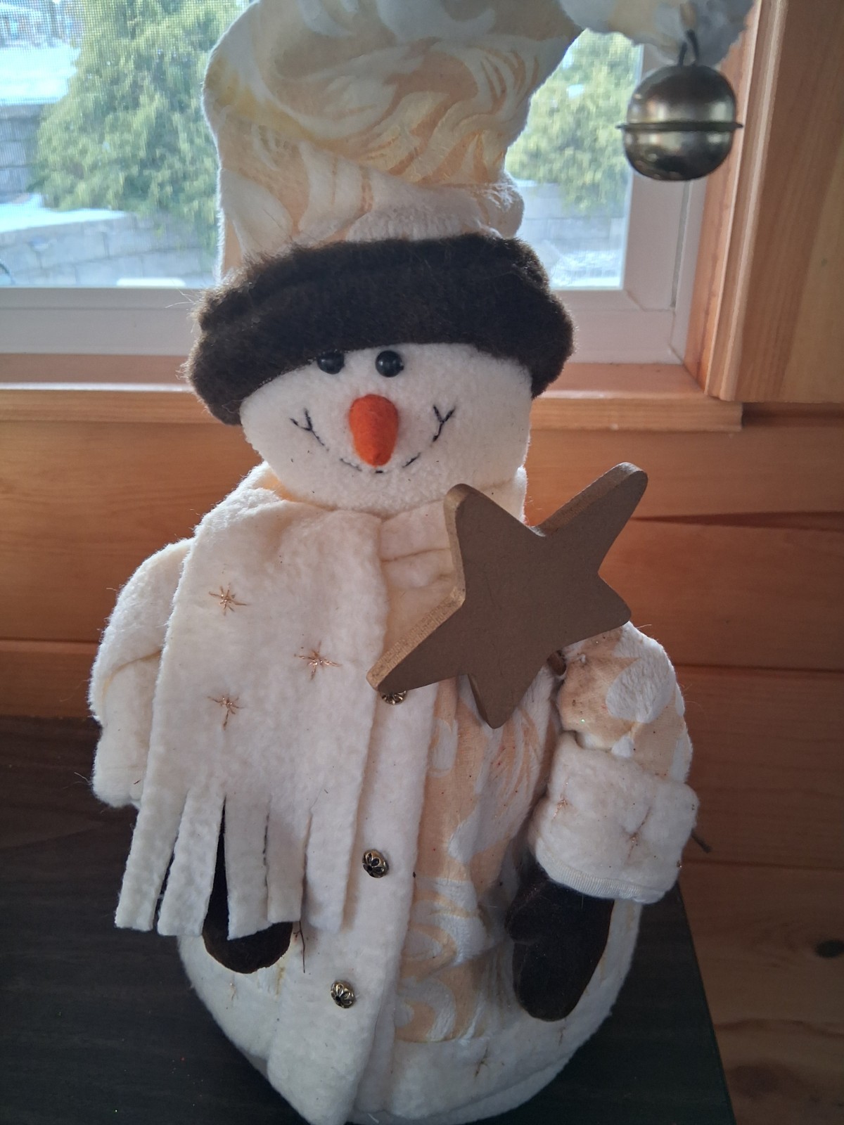 Holiday Fabric Snow Girl
