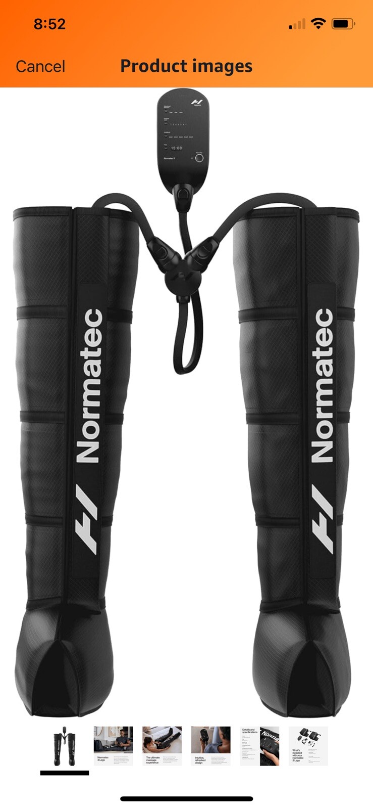 hyperice normatec 3 legs system