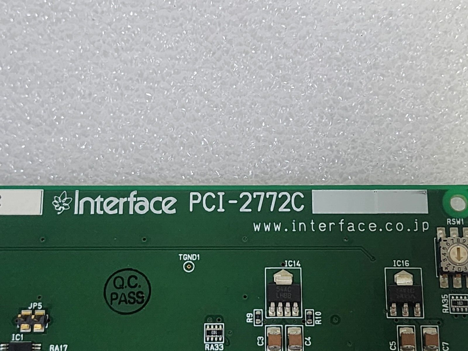 INTERFACE PCI-2772C BOARD FREE SHIP