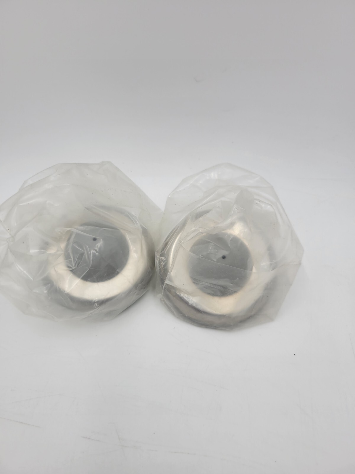 IVES Commercial Door LOT OF 2 Convex Wall Bumpers Brushed Nickel?