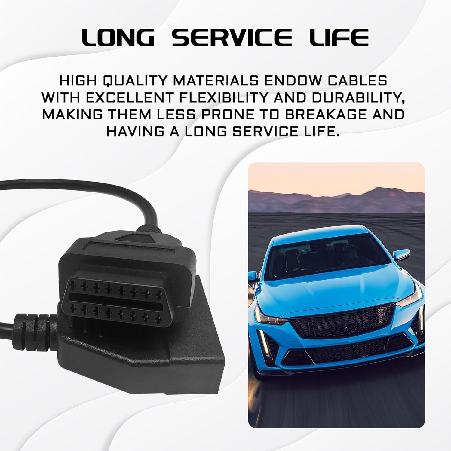 OBD1 Scanner, OBD1 to OBD2 GM Adapter, OBD 1 Scanner Cable Code Reader OBD1 12 P