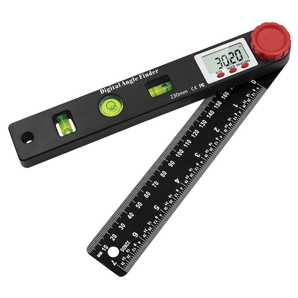 Digital Angle Finder Protractor 4 in 1 Layout Tools Practical Straightedge