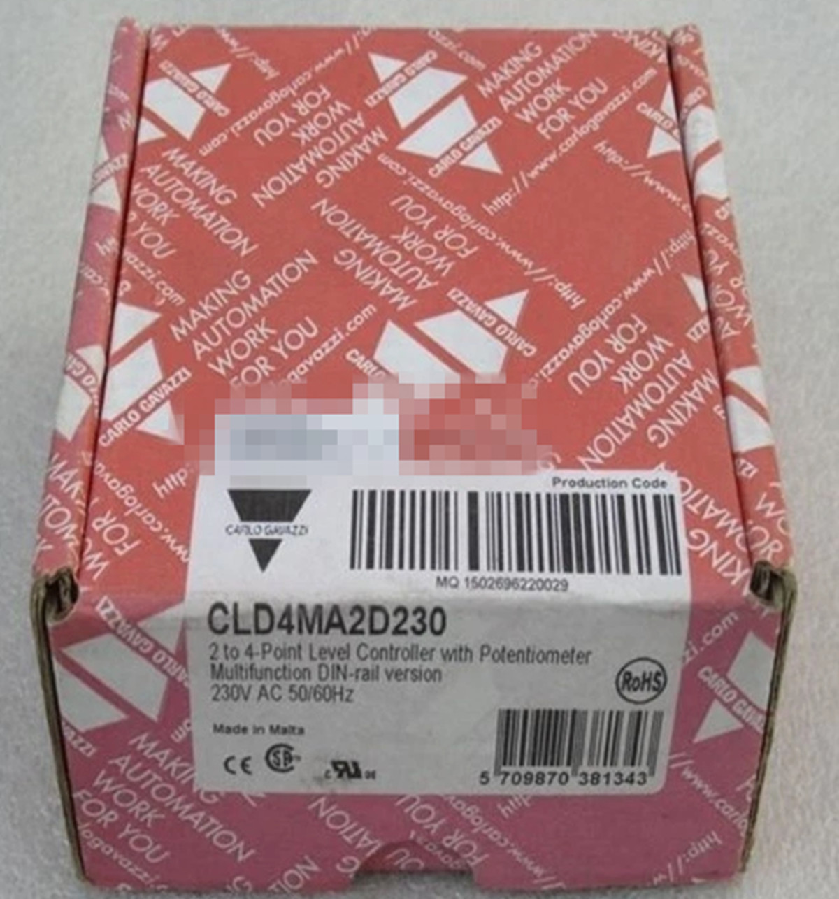 New In Box CARLO GAVAZZI CLD4MA2D230 Solid State Relay