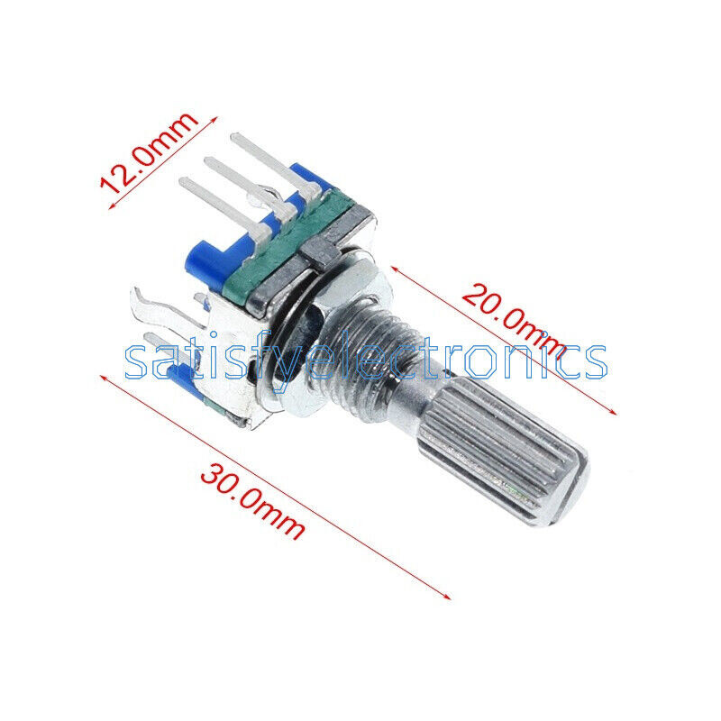 5pcs EC11 Rotary encoder with switch Audio digital potentiometer 20mm handle
